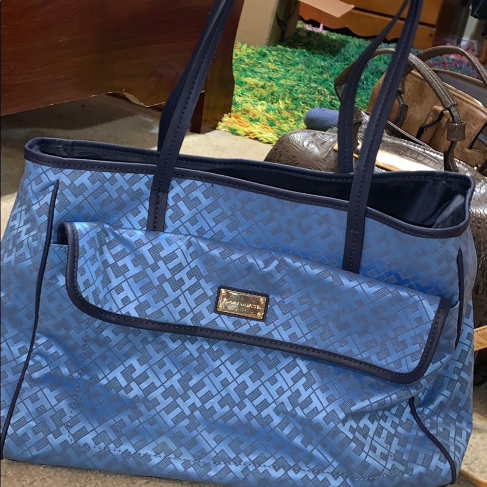 Giant blue bag